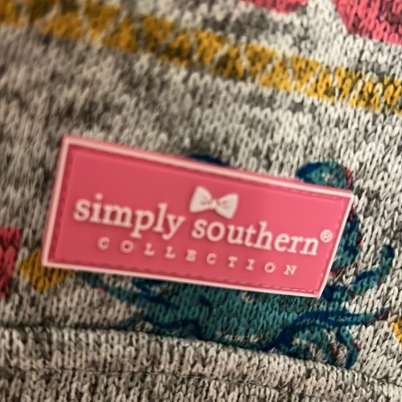 Simply Southern fleece quarter zip jacket - Picture 3 of 4